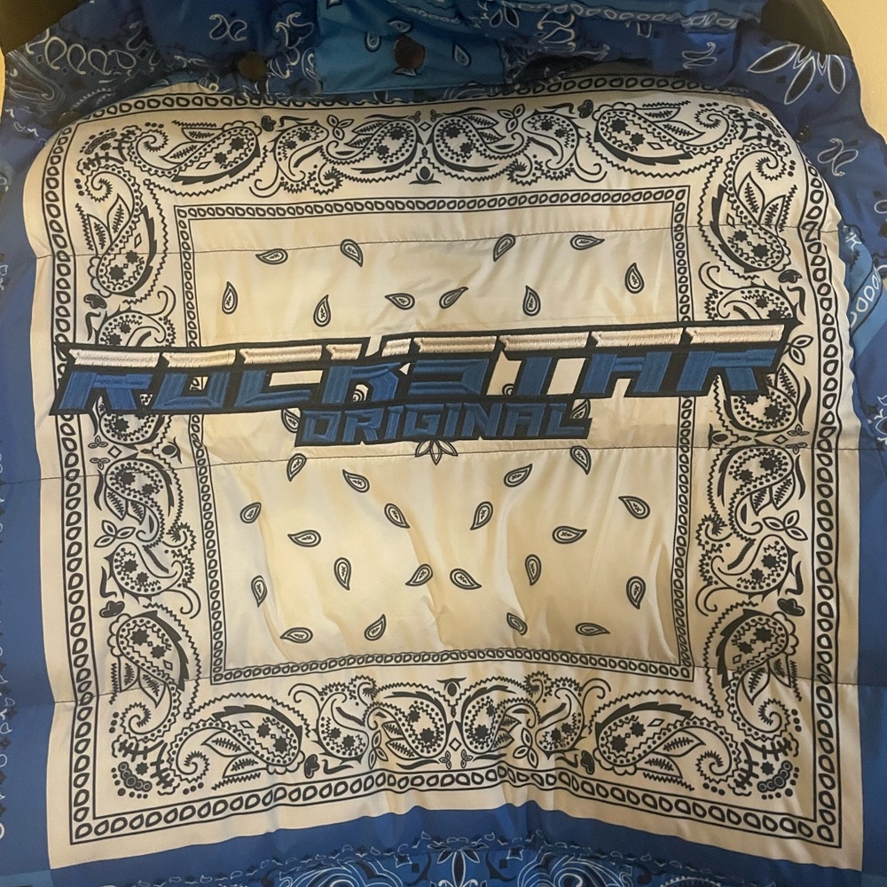 Rockstar Original blue jacket. Size M .